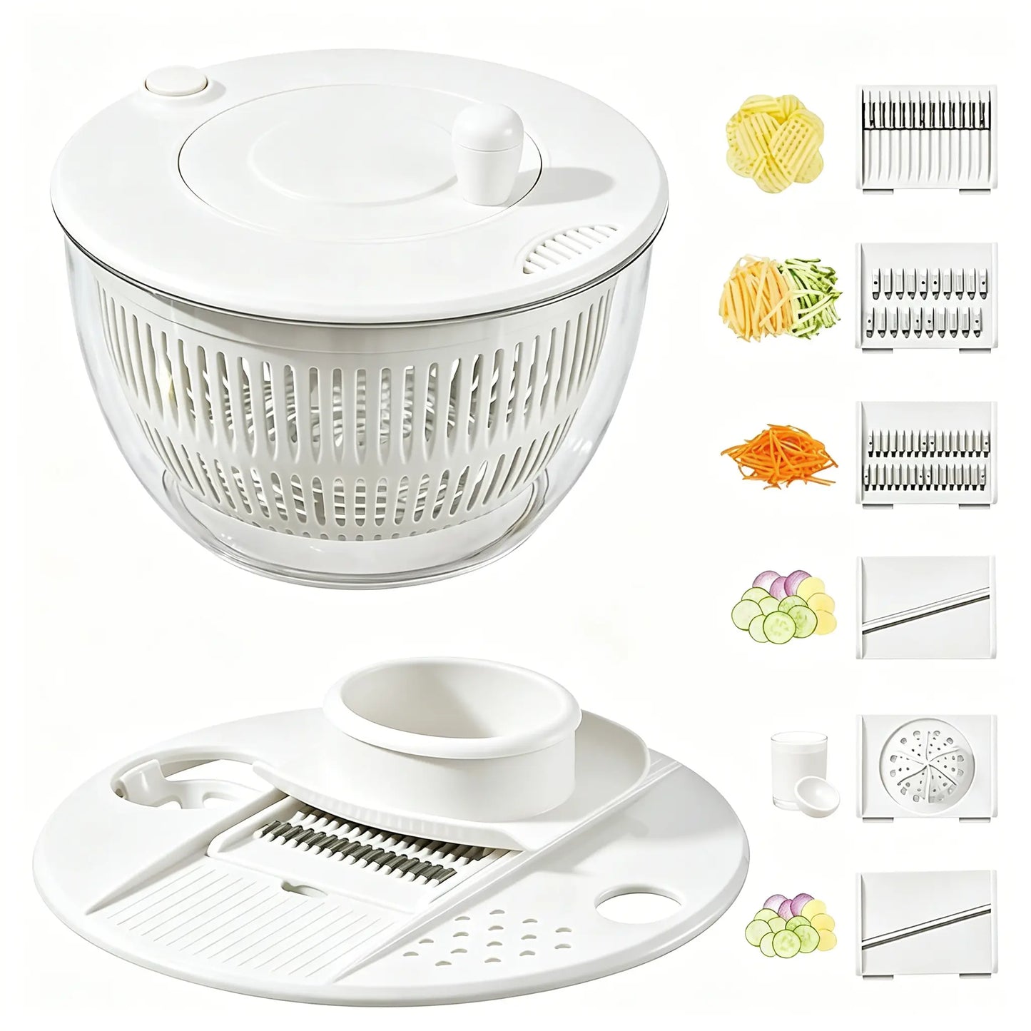 Salad Spinner Large, 3 IN 1