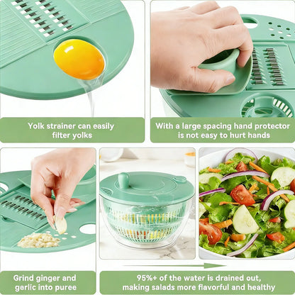 Salad Spinner Large, 3 IN 1