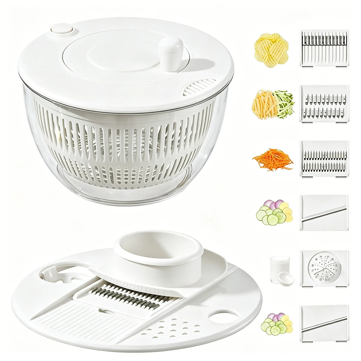 Salad Spinner Large, 3 IN 1