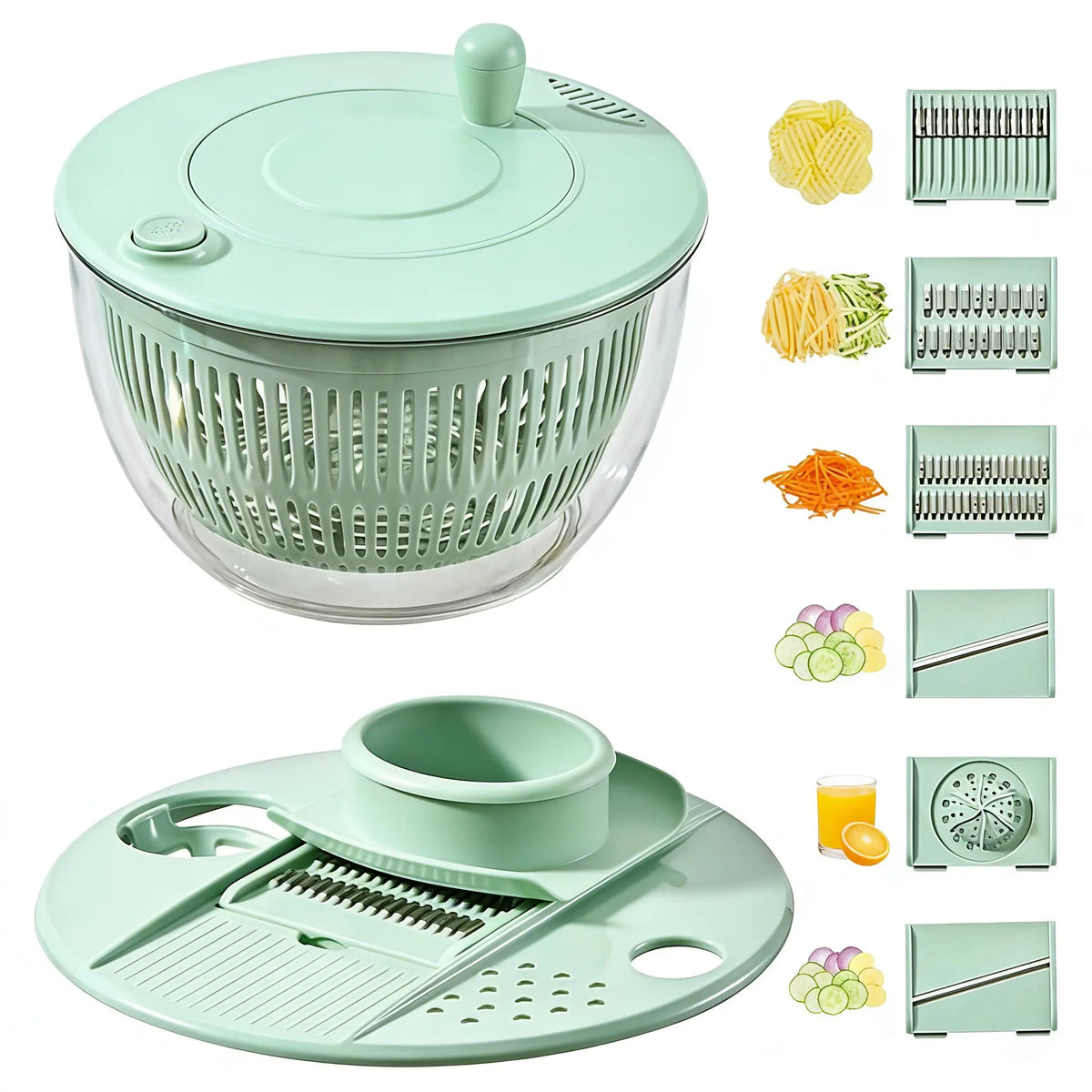 Salad Spinner Large, 3 IN 1